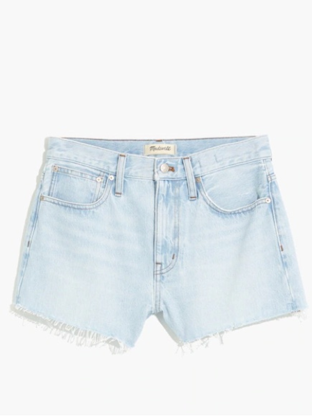 Madewell Relaxed Denim Shorts Light Wash Cutoff Jean Shorts Size 30